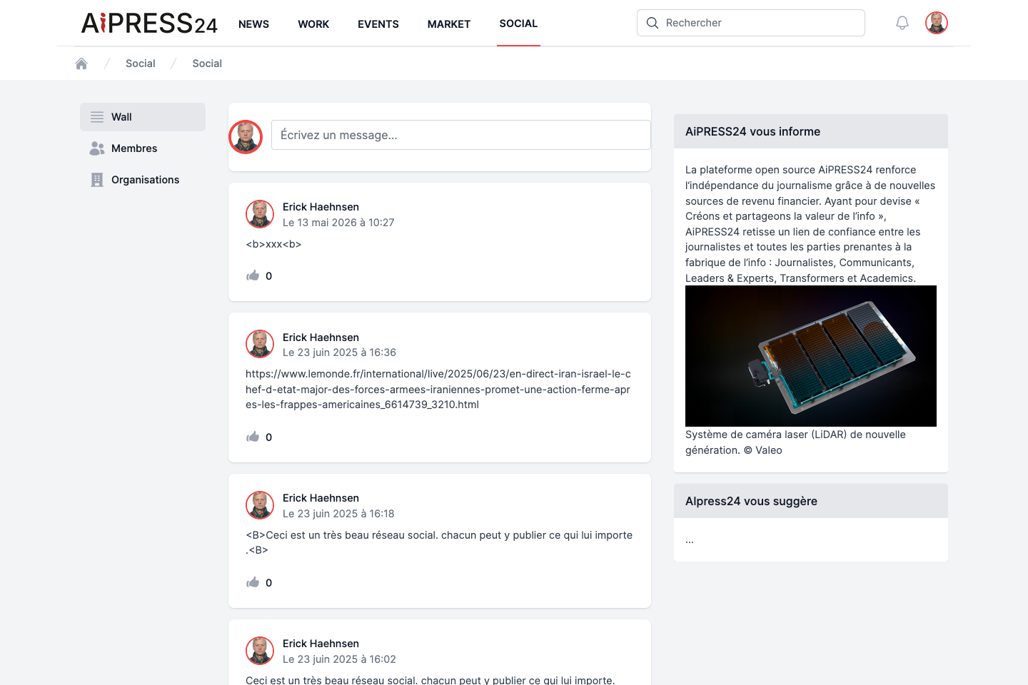 Le mur social